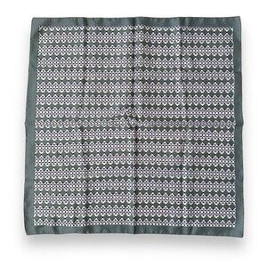 Gray & Purple Scarf 20” X 20” Unisex Square Scarve